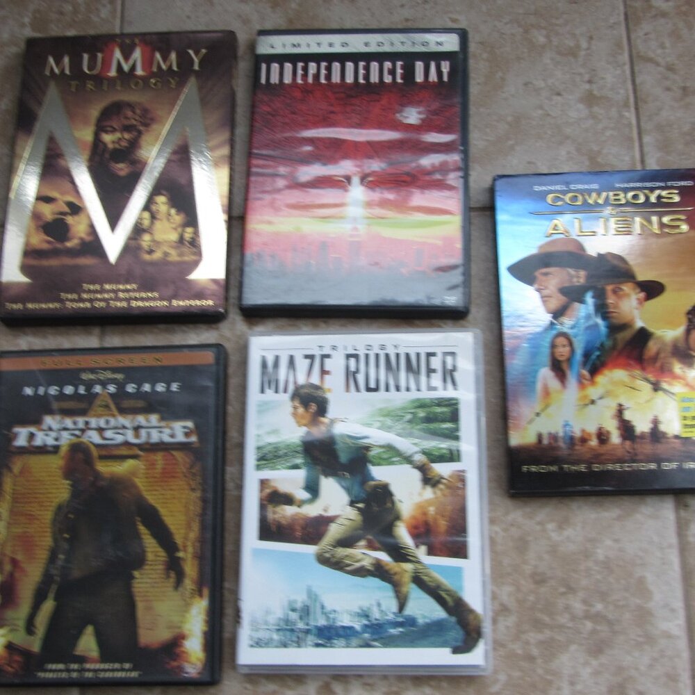 Mystery Action Sci Fi DVD Lot